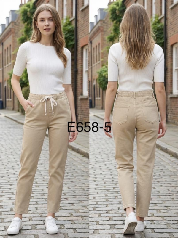 Spodnie damskie Roz 34-42, 1 Kolor .Paczka 10 szt